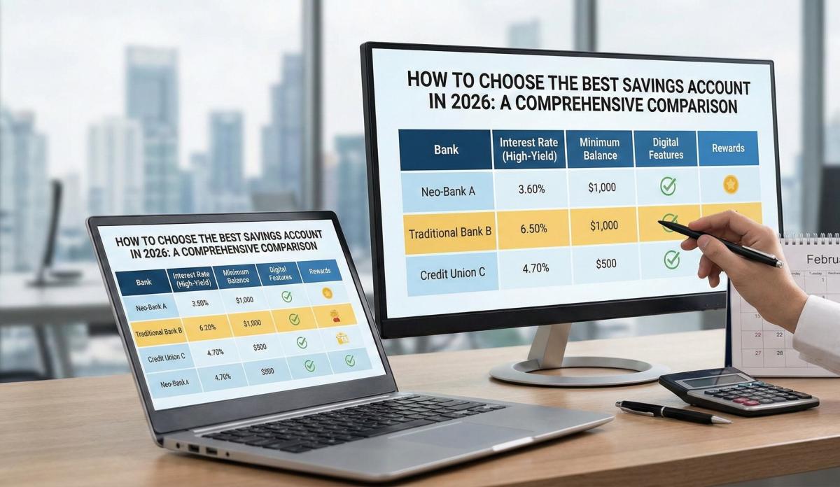 How to Choose the Best Savings Account in 2026: Comparing Interest Rates & Fees