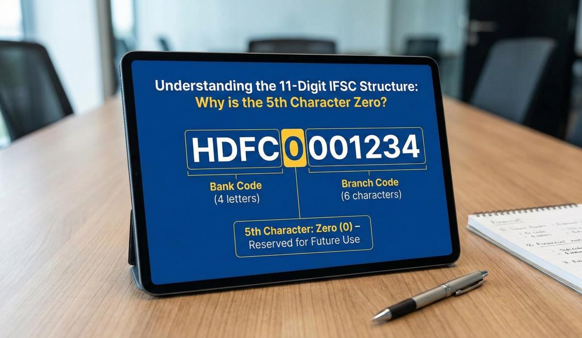 Understanding the 11-Digit IFSC Structure: Why the Fifth Character is Always Zero