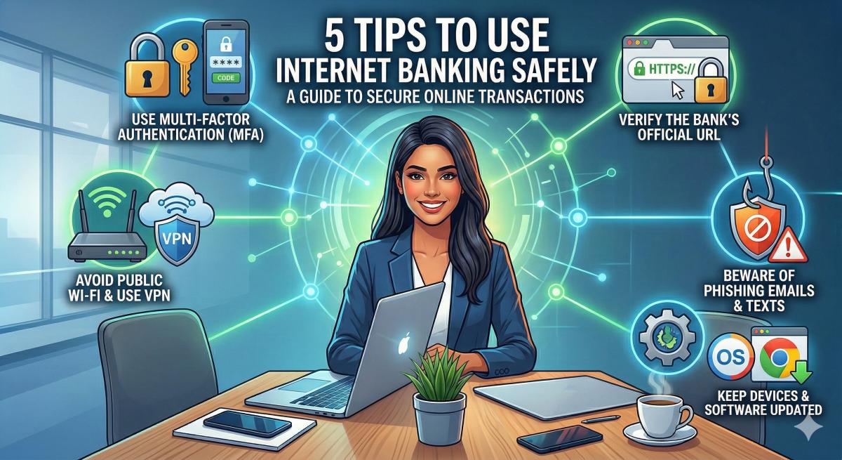5 Tips to Use Internet Banking Safely