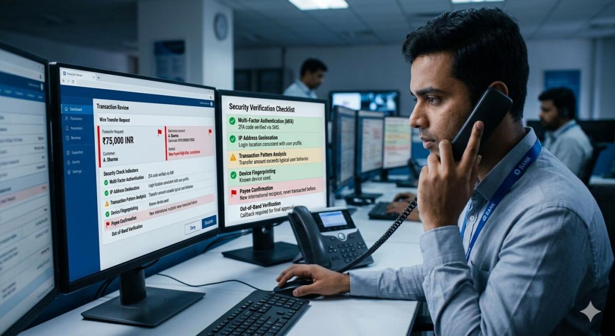 Fraud Prevention: Security Checks Before Bank Transfer Approval