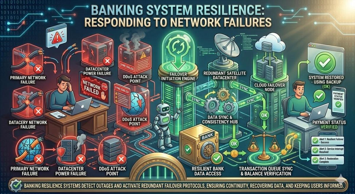 Banking System Resilience: Responding to Network Failures