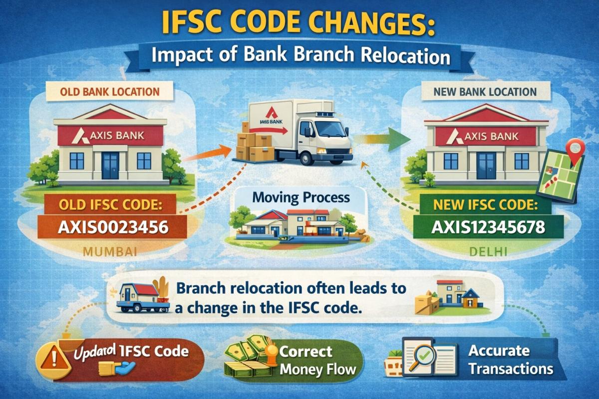 IFSC Code Changes: Impact of Bank Branch Relocation
