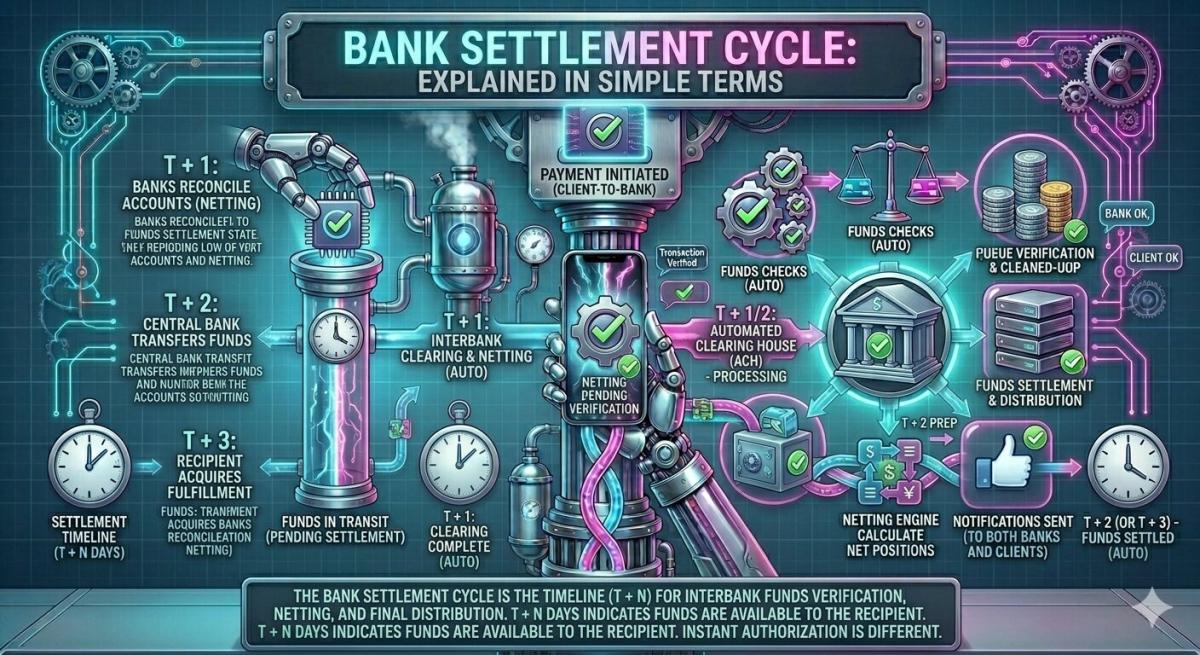 Bank Settlement Cycle: Explained in Simple Terms
