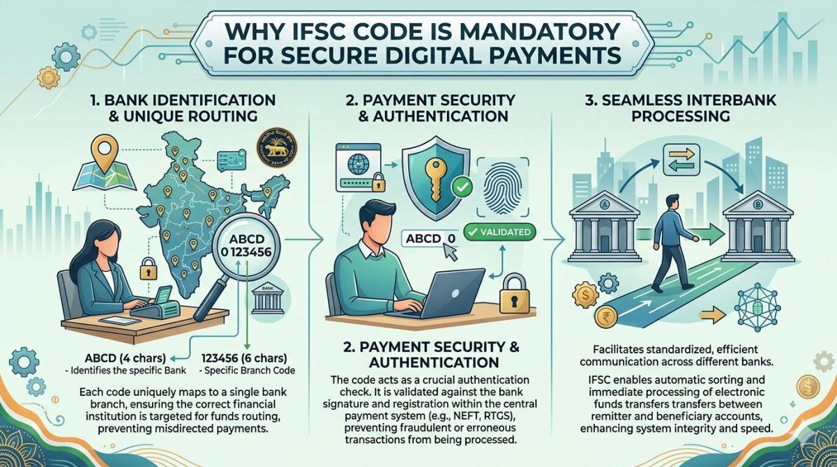 Why IFSC Code Is Mandatory For Secure Digital Payments