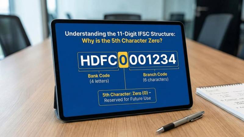 Understanding the 11-Digit IFSC Structure: Why the Fifth Character is Always Zero