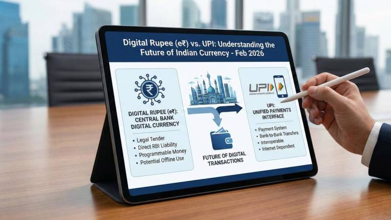 Digital Rupee (e₹) vs. UPI: Understanding the Future of Indian Currency