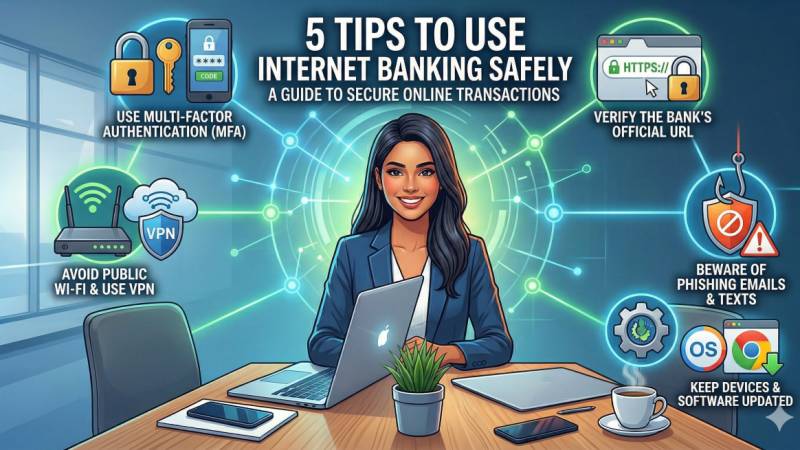 5 Tips to Use Internet Banking Safely