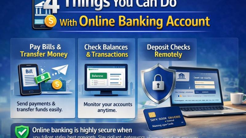4 Things you can do with your online banking account 