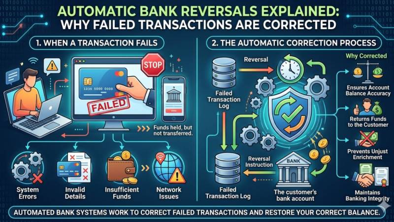 Automatic Bank Reversals Explained: Why Failed Transactions Are Corrected